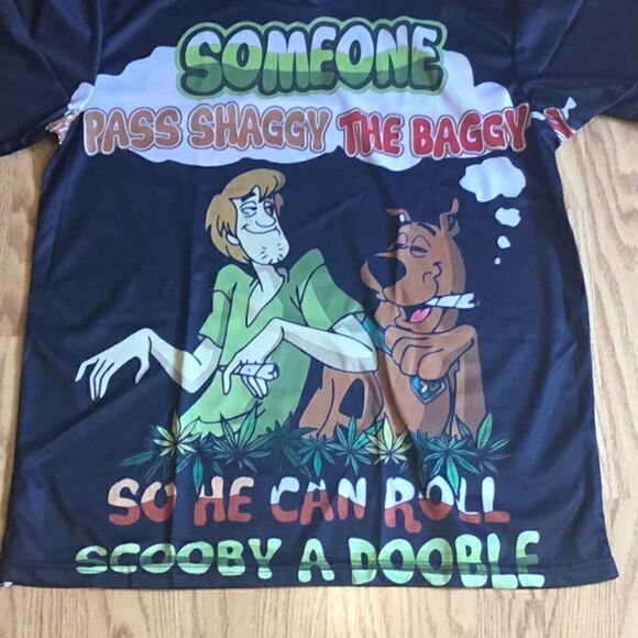 NEW unisex SCOOBY DOOBIE lightweight tee in 2 X - Picture 3 of 5